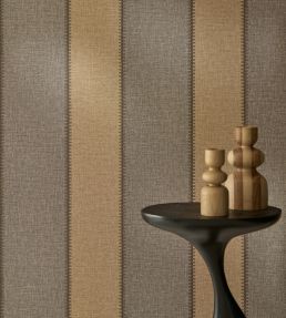 Azur Wallpaper by Casamance Sepia Tabac