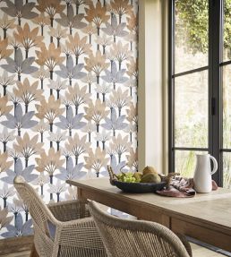 Babel Wallpaper by Casadeco Encre / Naturel