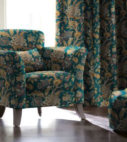 Baby Bombay Fabric by Arley House Aqua