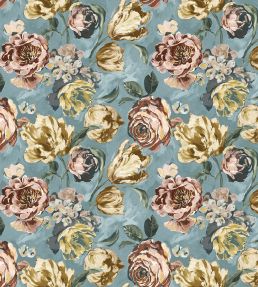 Baby Bronte Fabric by Arley House Duck Egg