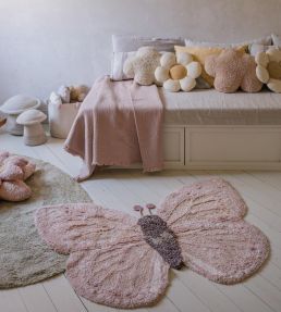 Lorena Canals Baby Butterfly rug Rose C-AR-BABUT Rose