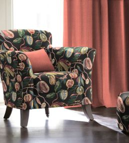 Baby Guava Fabric by Arley House Black