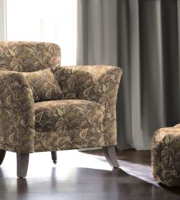 Baby Highgrove Fabric by Arley House Umber