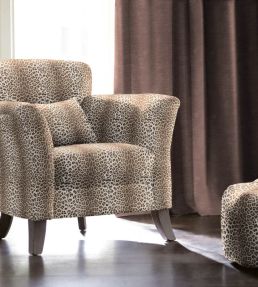 Baby Leopard Fabric by Arley House Taupe