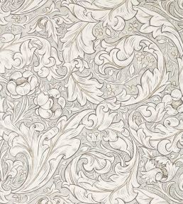 Bachelors Button Wide Width Fabric by Morris & Co Light Grey/Linen