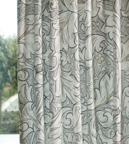 Bachelors Button Wide Width Fabric by Morris & Co Light Grey/Linen