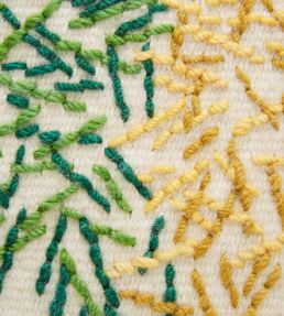 GAN Backstitch Calm rug Green 167141-US Green