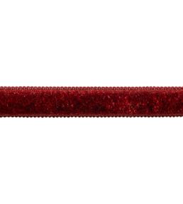 Bagatelle Marabout Trimming by Samuel & Sons Scarlet Rose