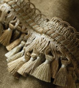 Bagatelle Scalloped Tassel Fringe Trimming by Samuel & Sons Gilded Gold