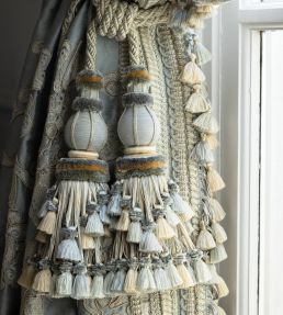 Bagatelle Scalloped Tassel Fringe Trimming by Samuel & Sons Dewdrop