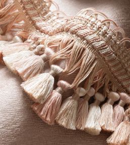 Bagatelle Scalloped Tassel Fringe Trimming by Samuel & Sons Petal