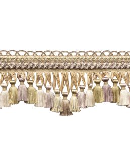 Bagatelle Scalloped Tassel Fringe Trimming by Samuel & Sons Wisteria