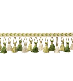 Bagatelle Tassel Fringe Trimming by Samuel & Sons Fern