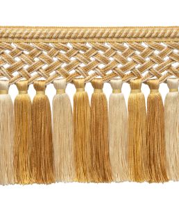 Bagatelle Tassel Skirt Fringe Trimming by Samuel & Sons Jonquil