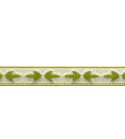 Bagatelle Velvet Border Trimming by Samuel & Sons Fern