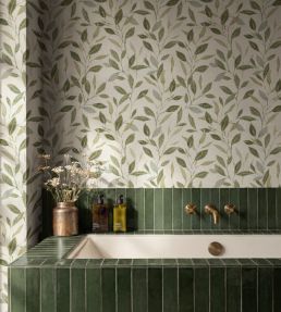 Bagru Wallpaper by Coordonne Moss