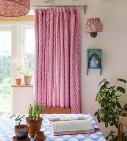 Bagru Fabric by Molly Mahon Pink