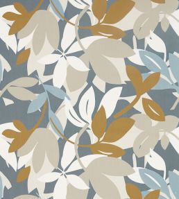 Baja Fabric by Scion Cinnamon / Slate / Charcoal
