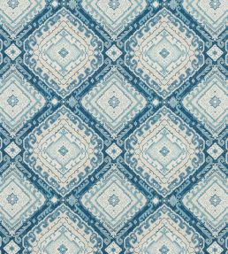 Rozel Fabric by Baker Lifestyle Indigo