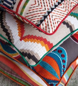 Sombrero Fabric by Baker Lifestyle Emerald/Spice