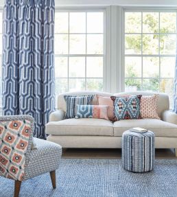 Santiago Fabric by Baker Lifestyle Stone