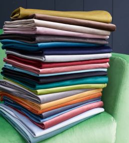 Montpellier Velvet Fabric by Baker Lifestyle Chocolate