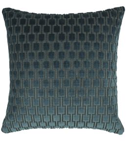 Bakerloo Cushion 50 x 50cm by Kirkby Design Petrol