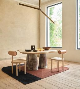 Maison Casamance Bali rug Noir Bois De Rose TA030201 Noir Bois De Rose