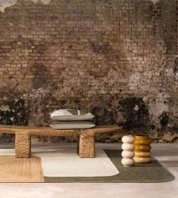 Maison Casamance Bali rug Olive Ivoire TA030301 Olive Ivoire
