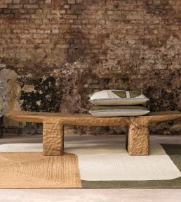 Maison Casamance Bali rug Olive Ivoire TA030301 Olive Ivoire