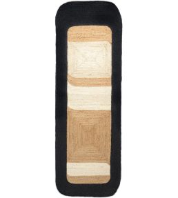 Maison Casamance Bali Runner rug Noir Ivoire TA030103 Noir Ivoire