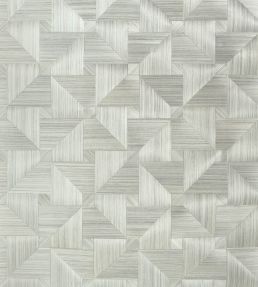 Bali Weave Wallpaper by Thibaut Grey