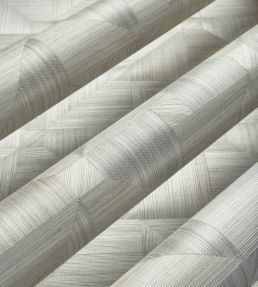Bali Weave Wallpaper by Thibaut Grey
