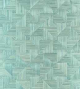 Bali Weave Wallpaper by Thibaut Seaglass