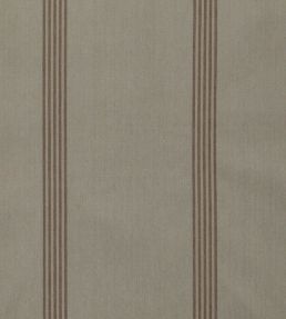 Ballycastle Stripe Fabric by Ian Mankin Taupe