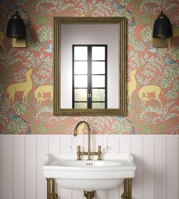 Balmoral Wallpaper by Warner House Spice