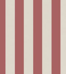 Baltic Rayure Wallpaper by Casadeco Rouge