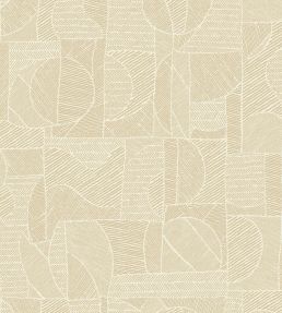 Baman Wallpaper by Casadeco Sable