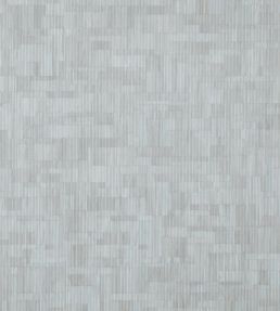 Bamboo Mosaic Wallpaper by Thibaut Charcoal