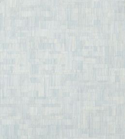 Bamboo Mosaic Wallpaper by Thibaut Soft Blue