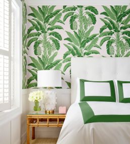 Banana Tree Wallpaper by Thibaut Beige