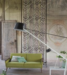 Bandala Fabric by Designers Guild Graphite
