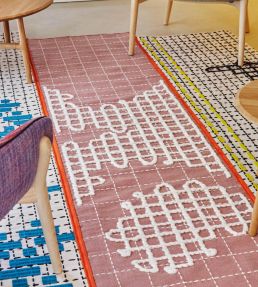 GAN Bandas Single A rug Pink 02EB345B2UR43-60240 Pink