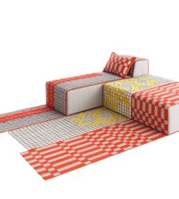 GAN Bandas Single C rug Yellow 141303-US Yellow
