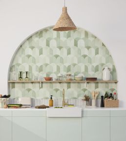 Bandol Wallpaper by Caselio Vert Mousse