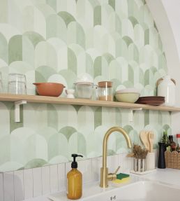 Bandol Wallpaper by Caselio Terracota