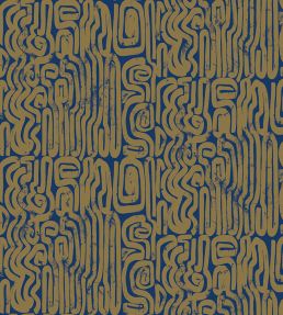 Bantu Wallpaper by Jannelli&Volpi Navy