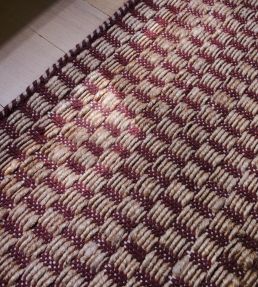 Layered Barley rug Burgundy BAJUBU140200 Burgundy