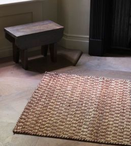 Layered Barley Runner rug Burgundy BAJUBU75240 Burgundy