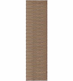 Layered Barley Runner rug Chestnut BAJUCH75240 Chestnut